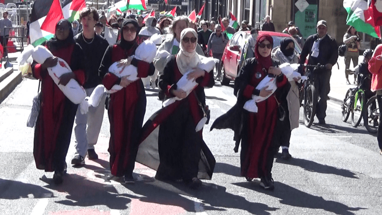 March for the Children of Palestine, Sheffield, 5th April 2025