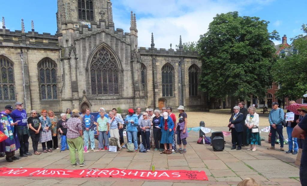 No More Hiroshimas. Sheffield Cathedral 2026
